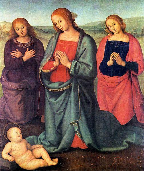 Pietro Perugino Madonna with Saints Adoring the Child